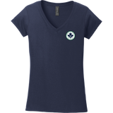 North Park Hockey Softstyle Ladies Fit V-Neck T-Shirt